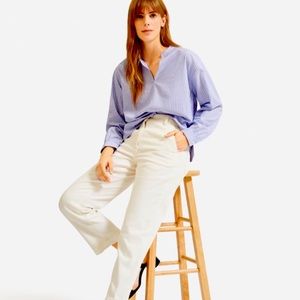 Corduroy straight leg crop